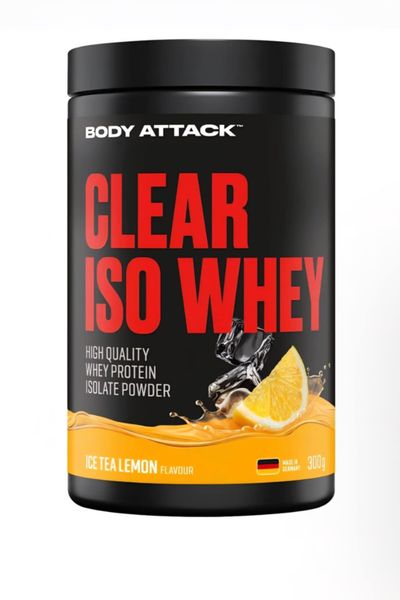 Body Attack Clear Iso Whey 300g Ice Tea Lemon 