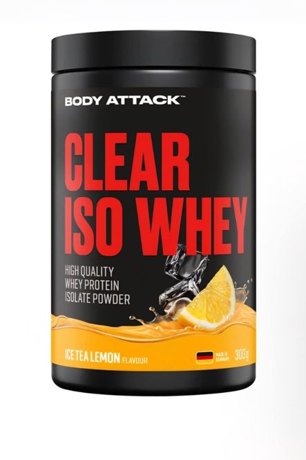 Hovedbilde Body Attack Clear Iso Whey 300g Ice Tea Lemon 