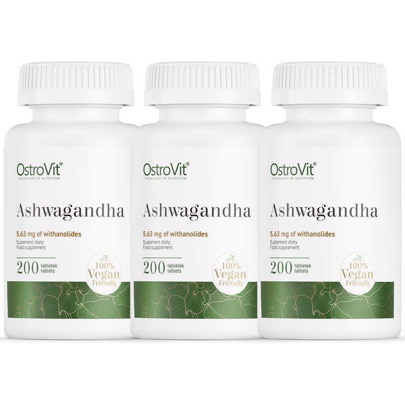 Ostrovit Ashwagandha 200 tabl. 3-pakk