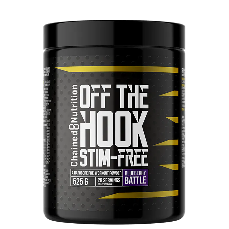 Chained Nutrition Off the Hook Stim Free PWO 525g Blueberry