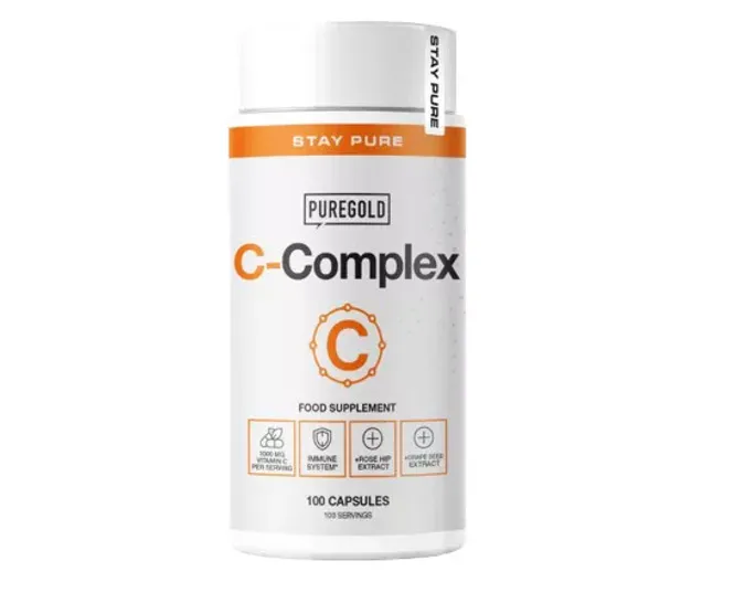Hovedbilde Pure Gold C-Complex 100 kapsler